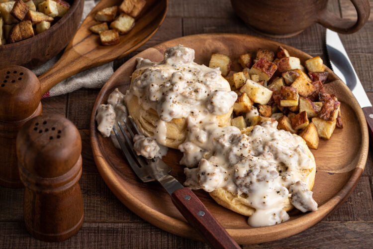 Savory Southern Comfort: Biscuits and Gravy, a Nutritious Twist on a Classic Dish for the Whole Family