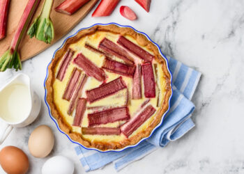 Rhubarb & Custard Tart – A New Classic for Grandparents to Share with the Next Generation