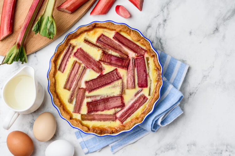 Rhubarb & Custard Tart – A New Classic for Grandparents to Share with the Next Generation